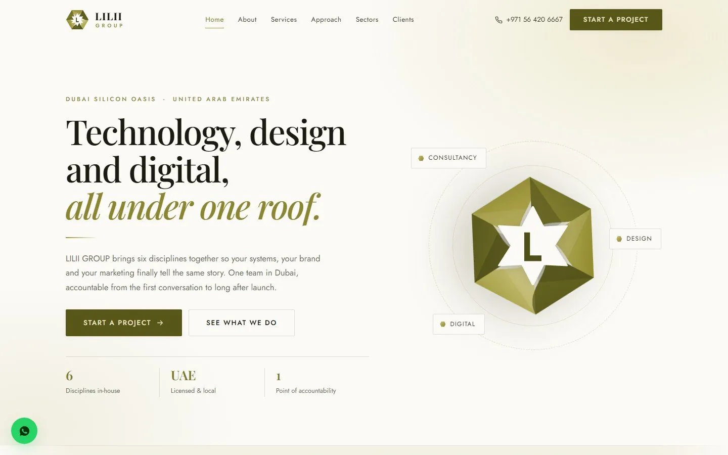 LILII GROUP website homepage